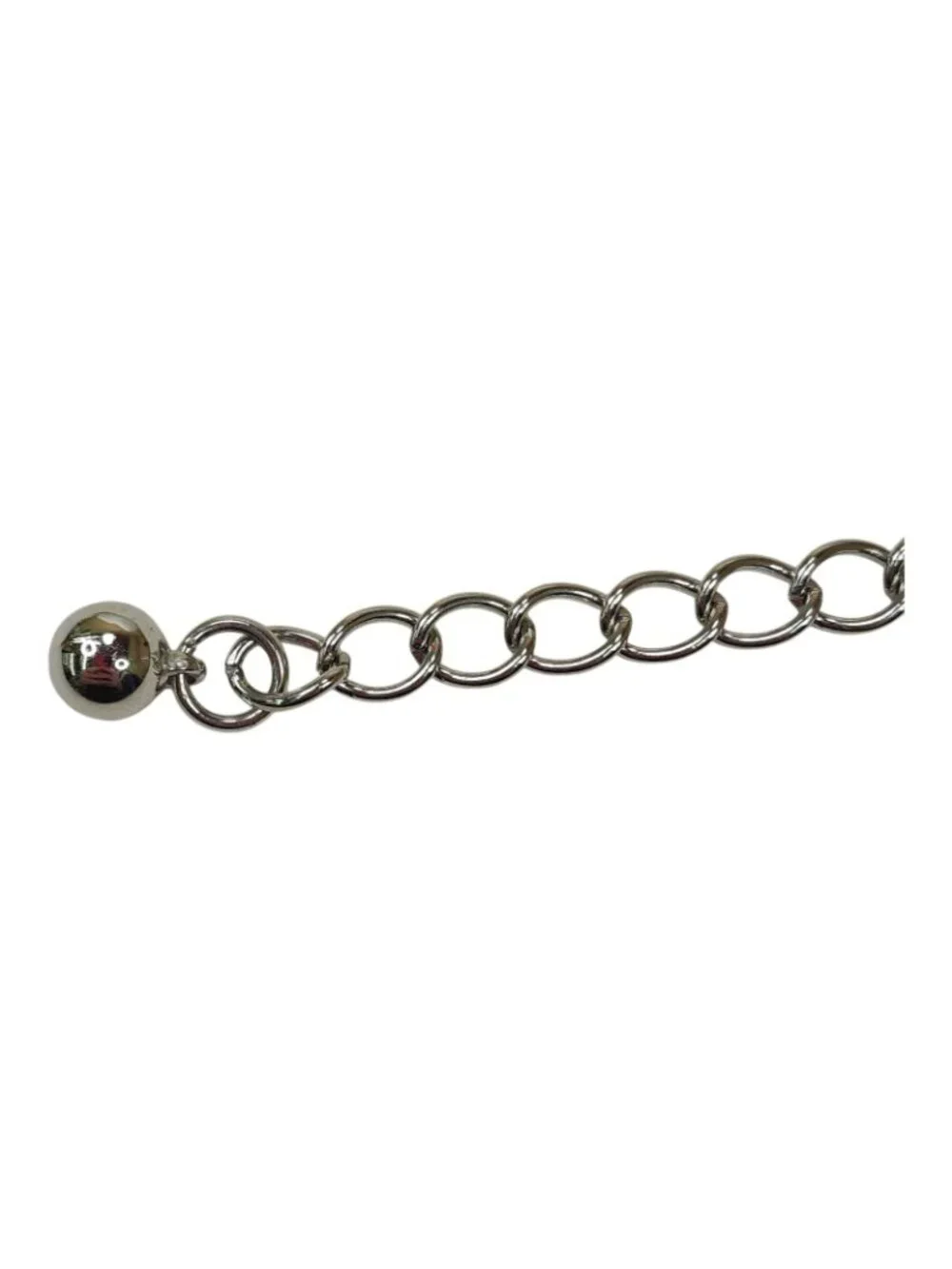 Silver Floral Chain Belt S/M By Truelove Accessories Concho Belt